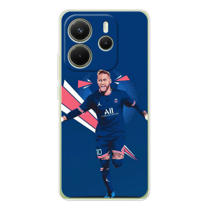 Силиконовый Чехол Xiaomi Redmi Note 14 4G (Global version) – Празднование Неймара
