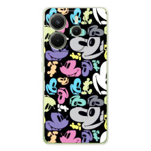 Чехлы с принтом Микки Маус на Xiaomi Redmi Note 14 4G (Global version) (Цветной Микки Маус)