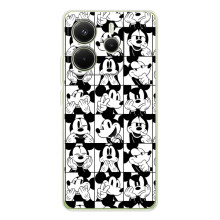 Чехлы с принтом Микки Маус на Xiaomi Redmi Note 14 4G (Global version) (Коллаж Микки Маус)