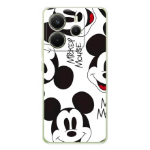 Чехлы с принтом Микки Маус на Xiaomi Redmi Note 14 4G (Global version) (Мордочка Маус)