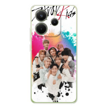 Чехлы с топовыми принтами для Xiaomi Redmi Note 14 4G (Глобальная версия) (Stray Kids)
