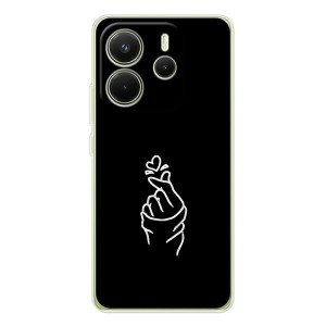 Чохол (Знак сердечка) для Xiaomi Redmi Note 14 4G (Global version) – Знак Сердечка