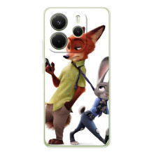 Чехлы ЗВЕРОПОЛИС для Xiaomi Redmi Note 14 4G (Global version) (Зверополис герои)