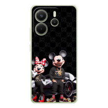Чехол Disney Mouse Xiaomi Redmi Note 14 4G (Global version) (PREMIUMPrint) (Семья Маусов)