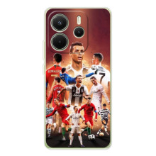 Чехол футболист Роналду для XiaoMi Redmi Note 14 4Г (Мировая версия)