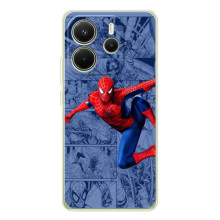 Силиконовый Чехол для Xiaomi Redmi Note 14 4G (Global version) (Человек Паук)