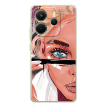 Чехол с печатью для Xiaomi Redmi Note 14 4G (Global version) - (Мода) (AlphaPrint)