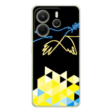 Чехол на Xiaomi Redmi Note 14 4G (Global version) Украинский дизайн (Мир для Украины)