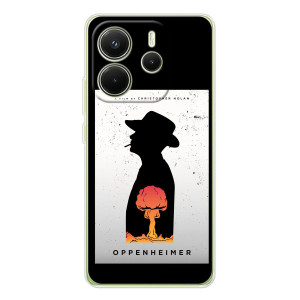 Чехол Оппенгеймер / Oppenheimer на Xiaomi Redmi Note 14 4G (Global version) (Изобретатель)
