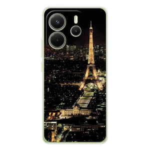 Чехол Эйфелева Башня для Xiaomi Redmi Note 14 4G (Global version) - (AlphaPrint)