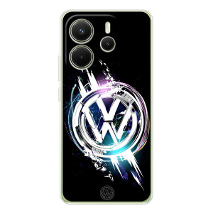 Чохол "Фольксваген" для Xiaomi Redmi Note 14 4G (Global version) – Volkswagen на чорному