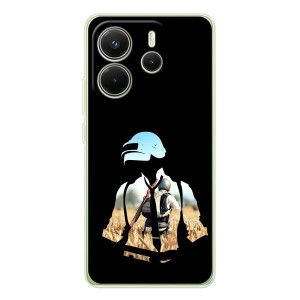 Чохол з картинкою "Герой Pubg" на Xiaomi Redmi Note 14 4G (Global version) – Пубг мен