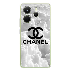 Чохол з Брендами одягу на xaomi Redmi Note 14 4G (Глóб熬 версія) – CHANEL