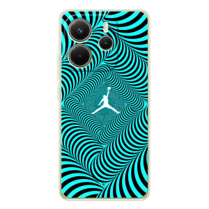 Чохол з Брендами одягу на xaomi Redmi Note 14 4G (Глóб熬 версія) – JORDAN