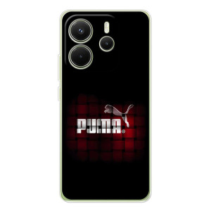 Чохол з Брендами одягу на xaomi Redmi Note 14 4G (Глóб熬 версія) – PUMA стиль