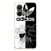 Чехол в стиле "Адидас" для Шiaomi Редми Нот 14 4G  (Глобальная версия) (Adidas шнурки)