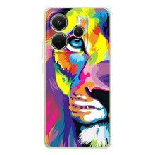 Чехол с картинкой на Xiaomi Redmi Note 14 4G (Global version) (Яркий Лев)