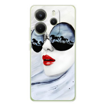 Чехол с картинкой Модные Девчонки Xiaomi Redmi Note 14 4G (Global version) (Любительница коней)