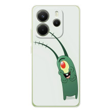 Чехол с картинкой "Одноглазый Планктон" на Xiaomi Redmi Note 14 4G (Global version) (Милый Планктон)