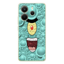 Чехол с картинкой "Одноглазый Планктон" на Xiaomi Redmi Note 14 4G (Global version) (Планктоша)