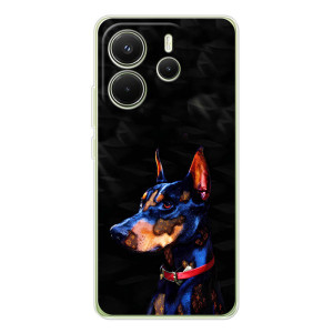 Бампер для Xiaomi Redmi Note 14 4G (Global version) з картинкою "Песики" (Собака Мопсік)