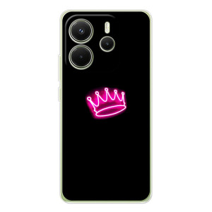 Чехол с Короной Xiaomi Redmi Note 14 4G (Глобальная версия) - (AlphaPrint)