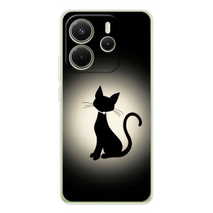 Чохол з принтом для Xiaomi Redmi Note 14 4G (Global version) (AlphaPrint) Модні коти