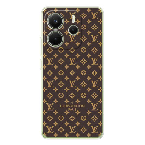 Чехол Стиль Louis Vuitton на Xiaomi Redmi Note 14 4G (Global version) – Фон Луи Виттон