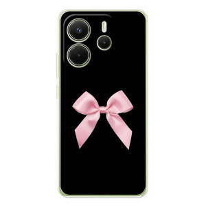 Чохол банти для Xiaomi Redmi Note 14 4G (Global version) – Бант на чорному