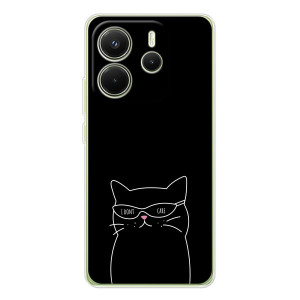 Чохол з малюнком кіт на Xiaomi Redmi Note 14 4G (Global version)