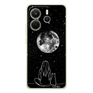 Чохол з малюнком кіт на Xiaomi Redmi Note 14 4G (Global version)