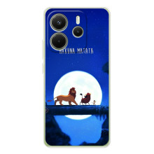 Чехол Король лев на Xiaomi Redmi Note 14 4G (Глобальная версия) (Хакуна Матата)