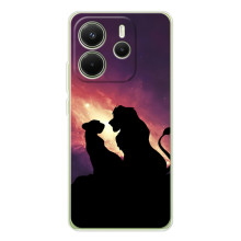 Чехол Король лев на Xiaomi Redmi Note 14 4G (Глобальная версия) (Симба и Налу)