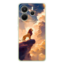 Чехол Король лев на Xiaomi Redmi Note 14 4G (Глобальная версия) (Симба)