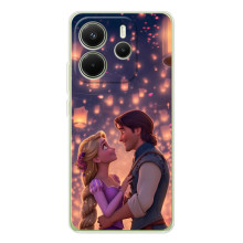 Чехол Рапунцель для Xiaomi Redmi Note 14 4G (Global version) (Принцесса и принц)