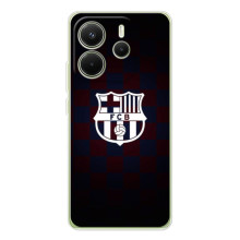 Чехол с картинкой ФК Барселона на XiaoMi Redmi Note 14 4Г (Мировая версия) – Лого FCB