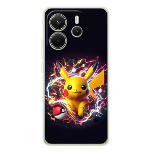 Чехол с Пикачу на Xiaomi Redmi Note 14 4G (Global version)