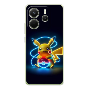 Чехол с Пикачу на Xiaomi Redmi Note 14 4G (Global version)