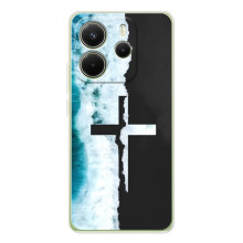 Чехлы для Шiaomi Редми Нот 14 4G  (Глобальная версия) (Крест Иисуса) (Хрест)