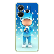 Крутые Чехлы Луи Виттон для Xiaomi Redmi Note 14 4G (Global version) (AlphaPrint) (Парень LV)