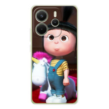 Мультяшный принт на Чехол для Шiaomi Редми Нот 14 4G  (Глобальная версия) (Девочка Агнес)