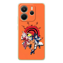 Naruto Anime Чехлы для Xiaomi Redmi Note 14 4G (Глобальная версия) (AlphaPrint) – команда Наруто