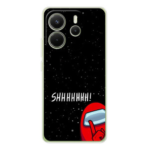 Чохол "Амонг Ас" для xaomi Redmi Note 14 4G (Глóб熬 версія) – SHHHHH