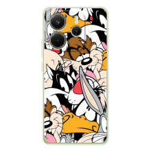 Популярные Чехлы с картинками для Xiaomi Redmi Note 14 4G (Глобальная версия) (Looney Tunes)