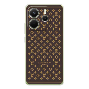 Силиконовый чехол для Xiaomi Redmi Note 14 4G (Global version) – ФОН Louis Vuitton Paris