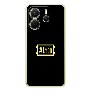 Чохол (TPU) з картинкою "Лого Пабг" на xaomi Redmi Note 14 4G (Глóб熬 версія) (ТОП 1)