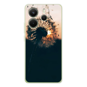 Силіконовий Чохол з кульбабками на Xiaomi Redmi Note 14 4G (Global version) – Гарна кульбабка