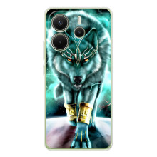 Защитные чехлы для Xiaomi Redmi Note 14 4G (Глобальная версия) (AlphaPrint) (ХИТ продаж) ВОЛК