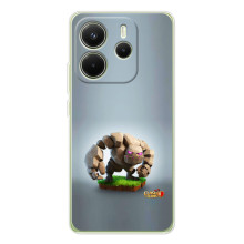 Чехол з героями Клеш Рояль для Xiaomi Redmi Note 14 4G (Global version) (Клеш Кланс)