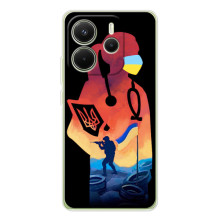 ЗСУ Чехлы (TPU) для Xiaomi Redmi Note 14 4G (Global version) (ЗСУ Врач)